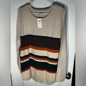 $59.50 Women’s Duluth Trading Co shiftless crewneck striped sweater New